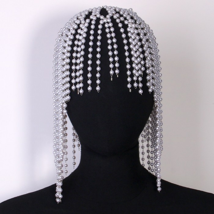 Pearl Wig Chain for party